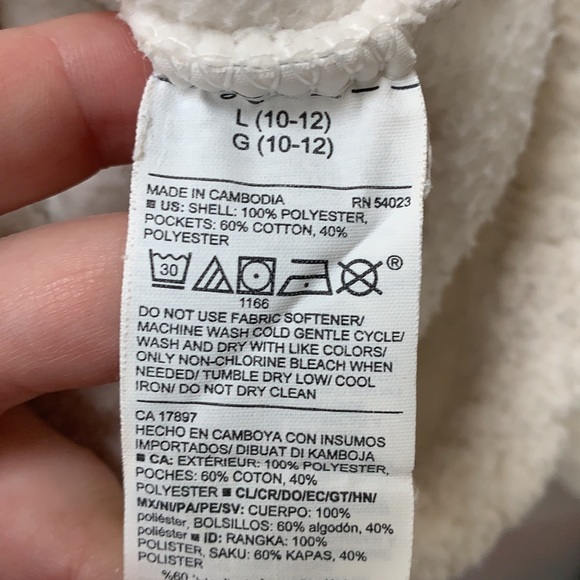 Old Navy Sherpa 1/4 Zip Pullover Hoodie - Picture 4 of 5